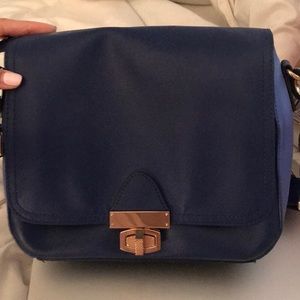 Royal blue shoulder bag